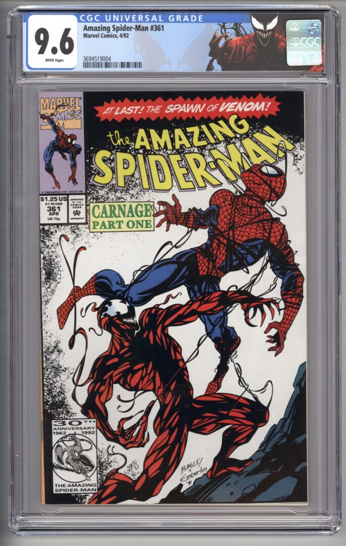 Amazing Spider-Man #361 CGC 9.6 1st appearance of Carnage