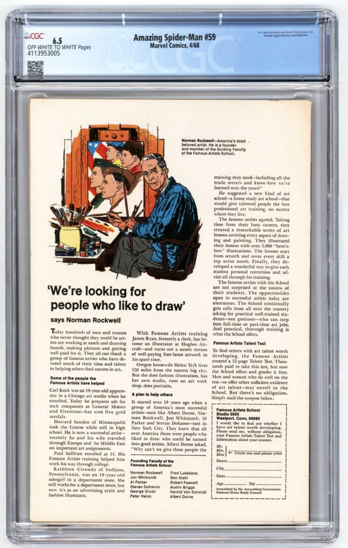 Amazing Spider-Man #59 CGC 6.5