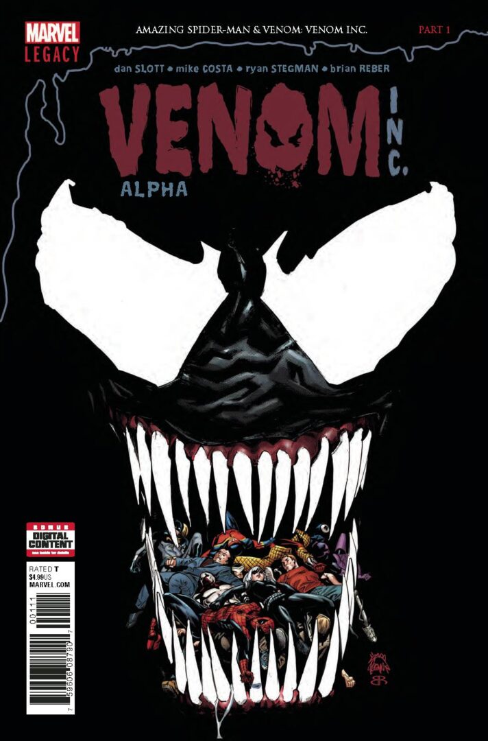 Amazing Spider-Man and Venom: Venom Inc. Alpha #1 Cover A NM