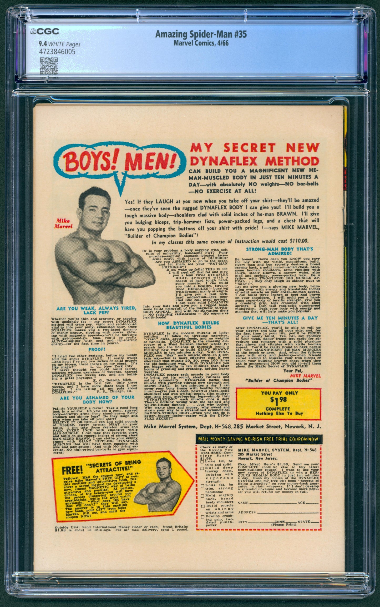 Amazing Spider-Man #35 CGC 9.4 2nd App. of Molten Man