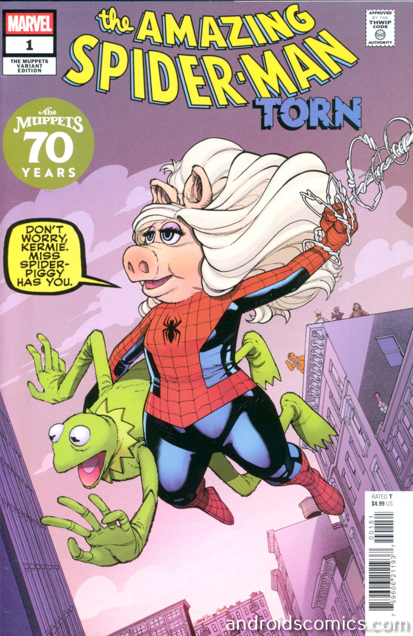 Amazing Spider Man: Torn #1 Javier Garron Muppets Variant