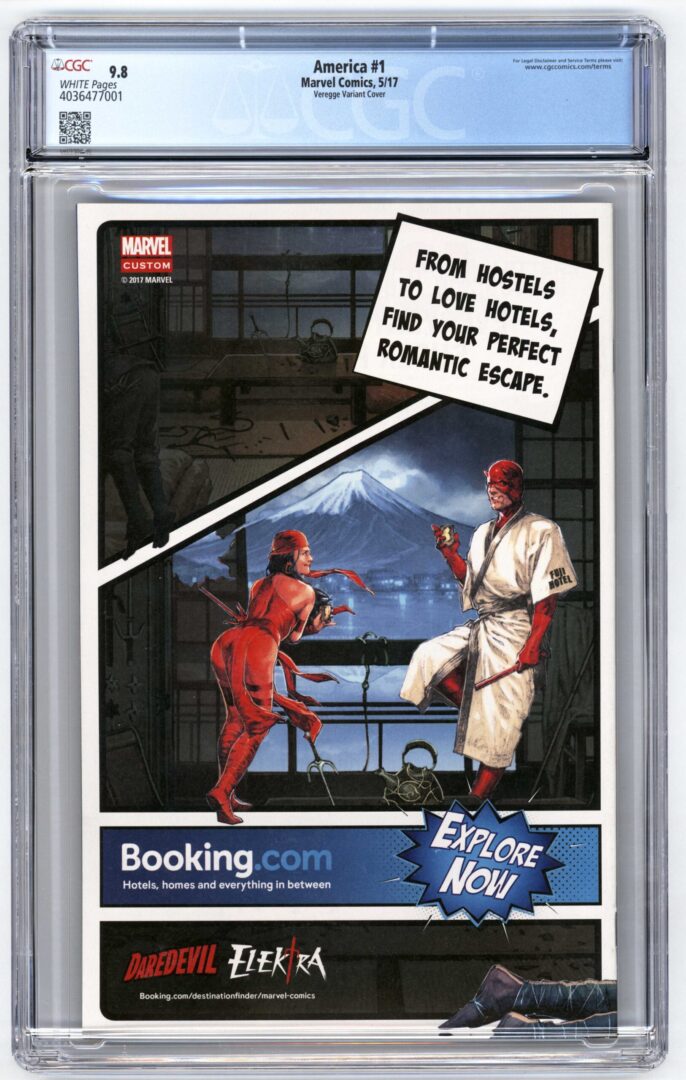 America #1 CGC 9.8 1st Print Veregge Variant