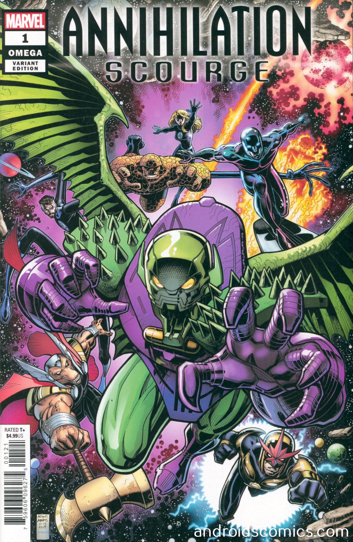 Annihilation Scourge Omega #1 Art Adams Variant