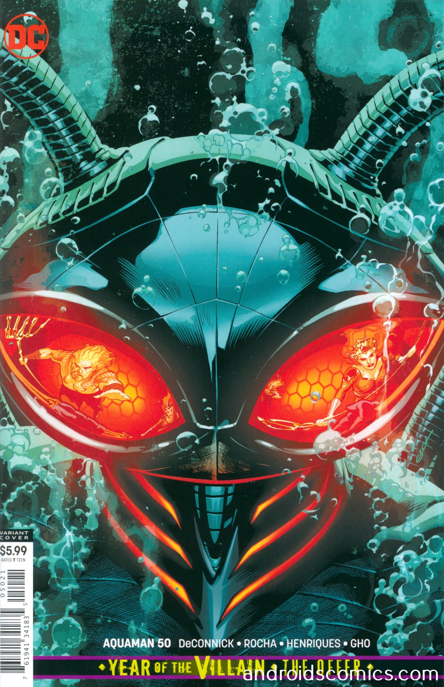 Aquaman #50 Card Stock Variant Edition