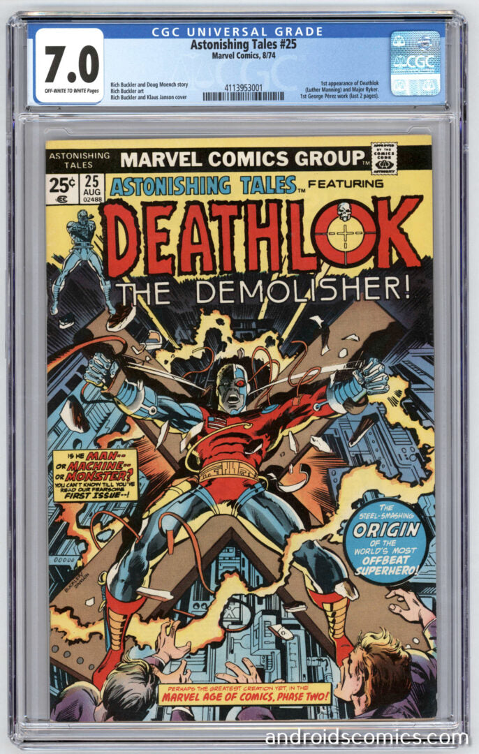Astonishing Tales #25 CGC 7.0 1st appearance of Deathlok
