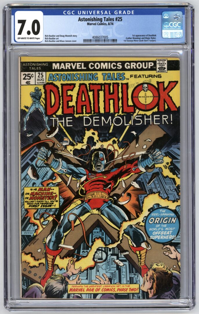 Astonishing Tales #25 CGC 7.0 1st appearance of Deathlok