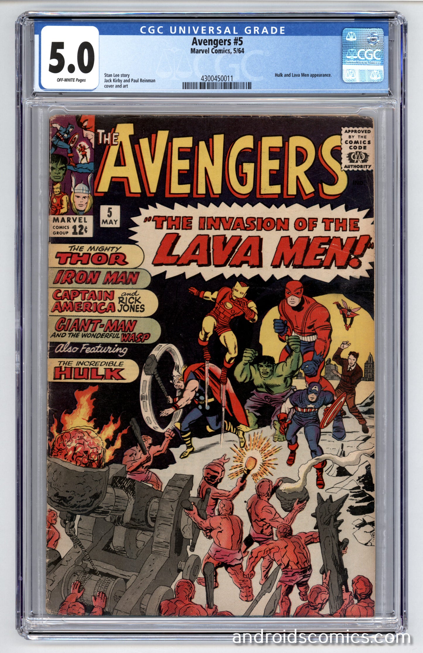 Avengers #5 CGC 5.0