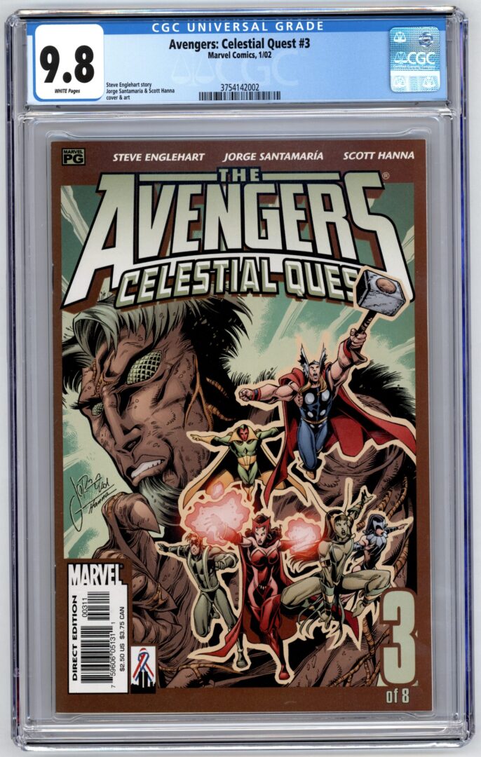 Avengers: Celestial Quest #3 CGC 9.8 1st full App. of Quoi