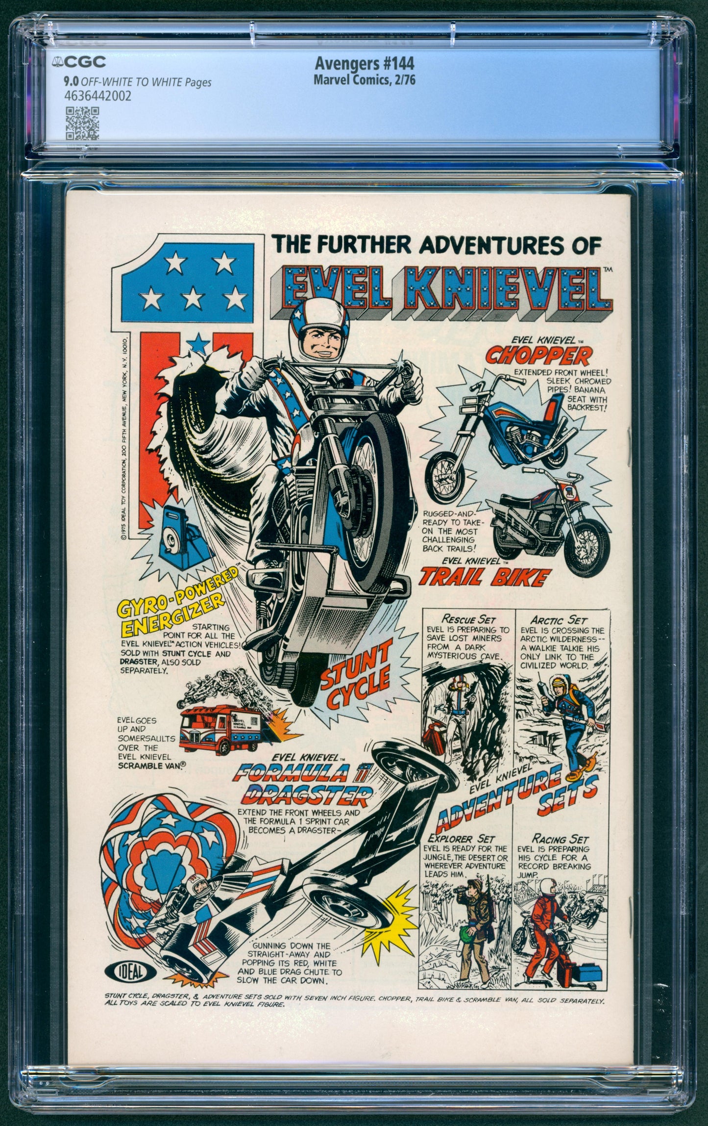 Avengers #144 CGC 9.0 1st App. of Hellcat