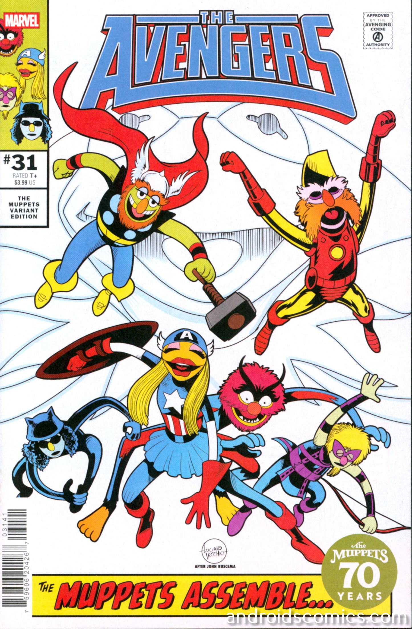 Avengers #31 Luciano Vecchio Muppets Variant