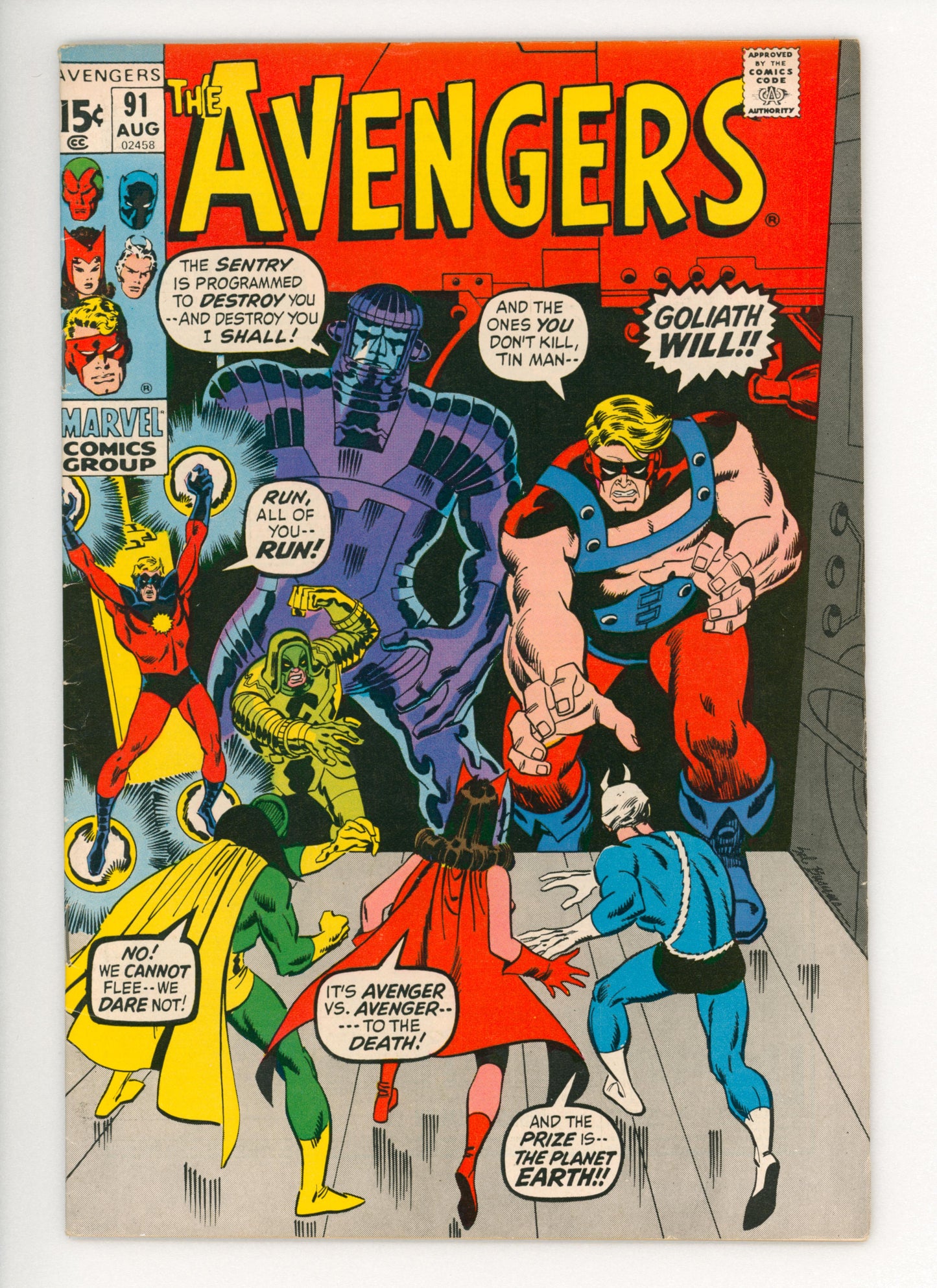 Avengers #91 FN-