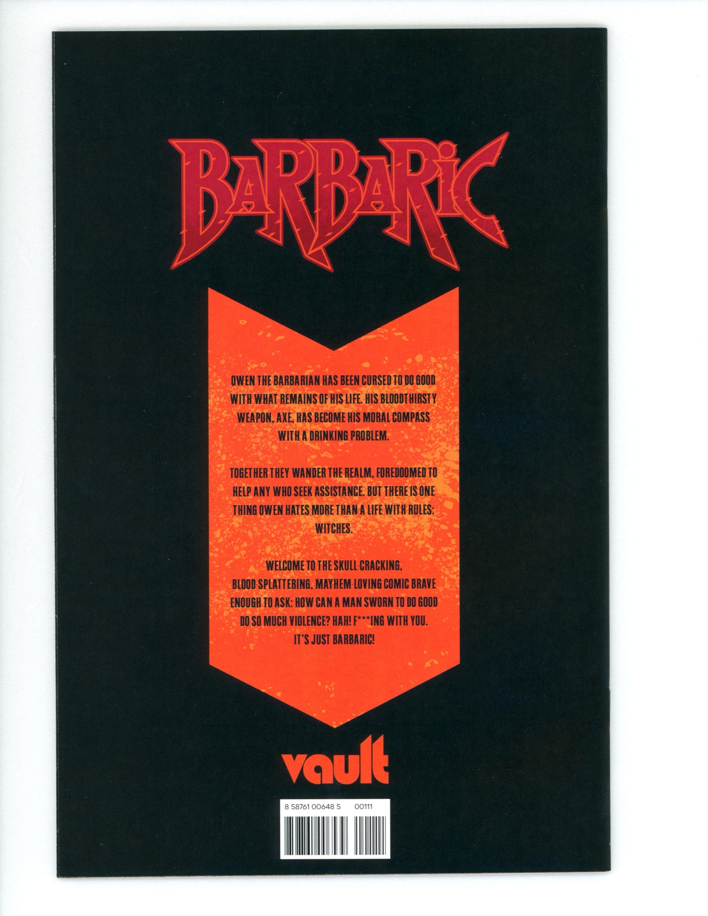 Barbaric #1 Cover A Gooden NM