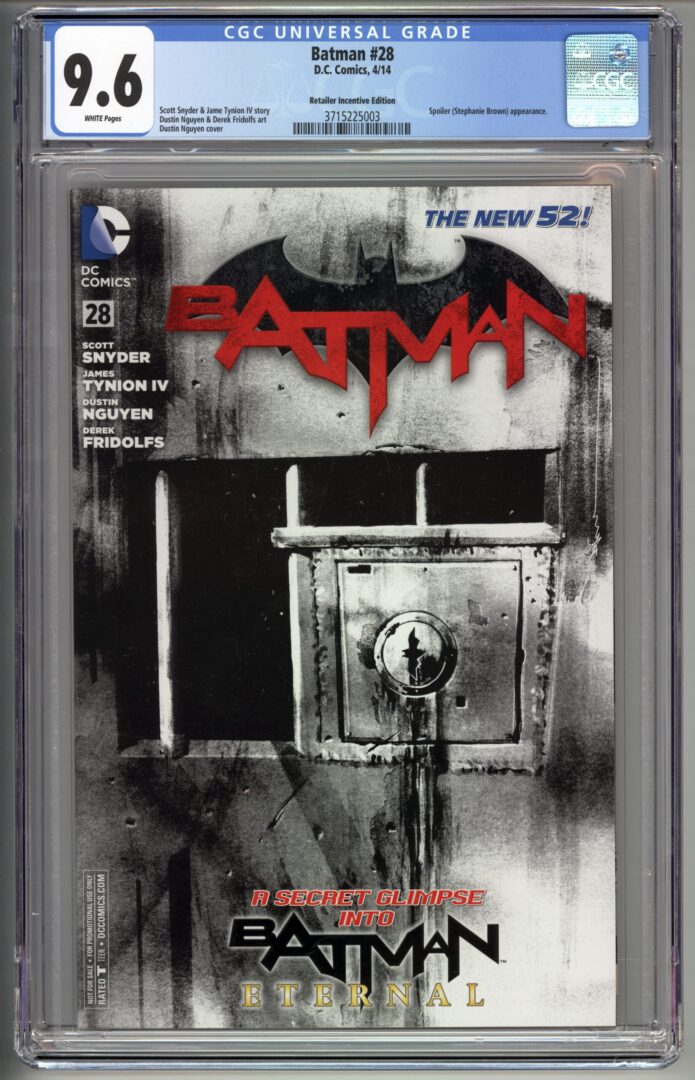 Batman #28 Retailer Incentive Edition CGC 9.6 1st App. of Blue Bird