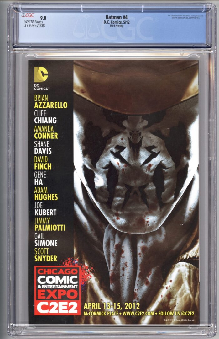 Batman #4 3rd Print CGC 9.8