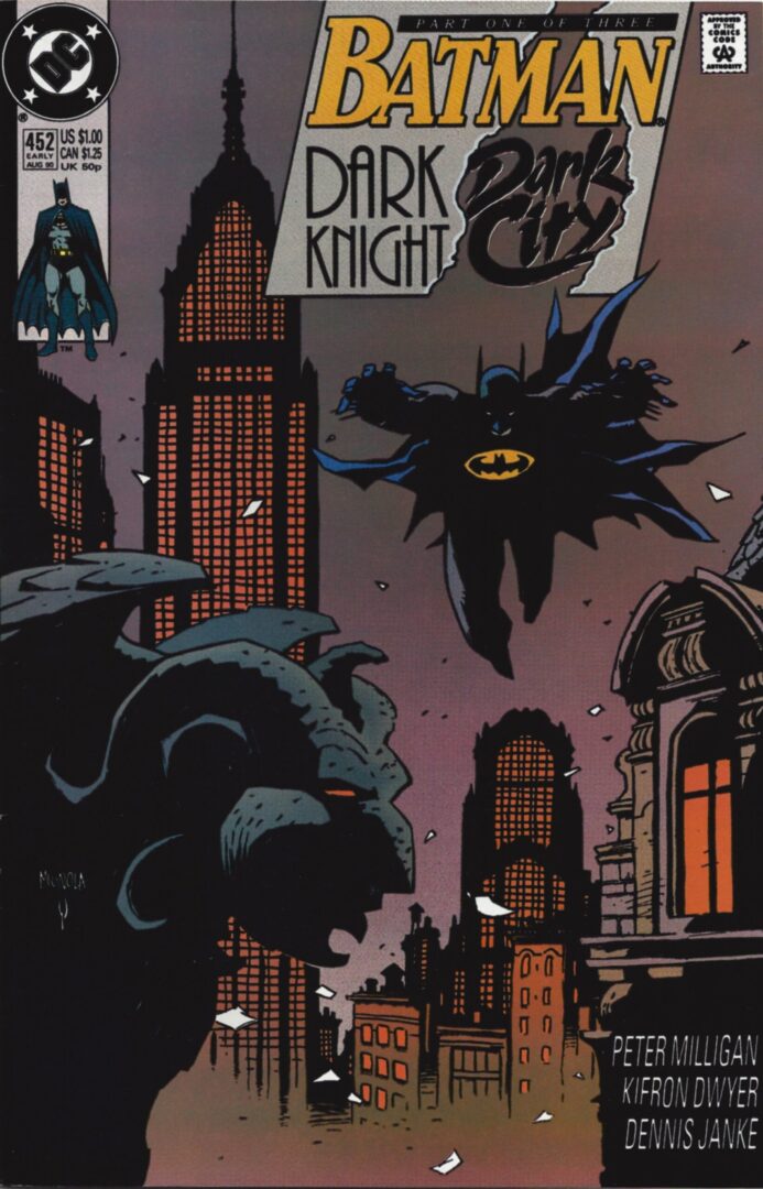 Batman #452 VF 1st mention of Barbatos the Bat-God of the Dark Multiverse