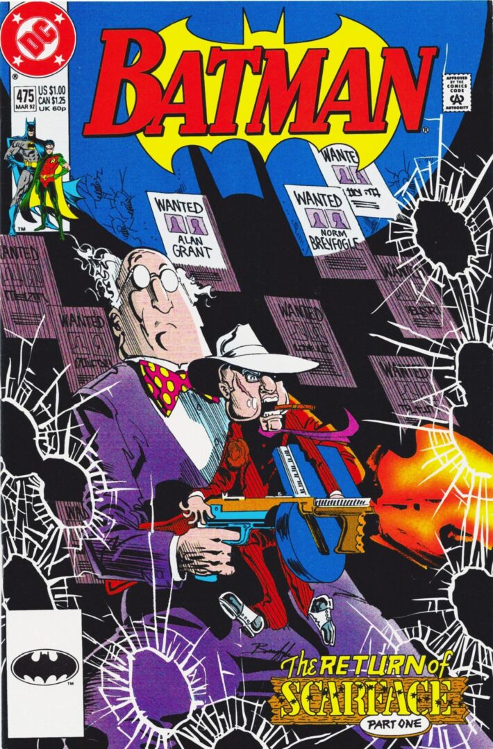 Batman #475 VF- 1st appearance of Renee Montoya