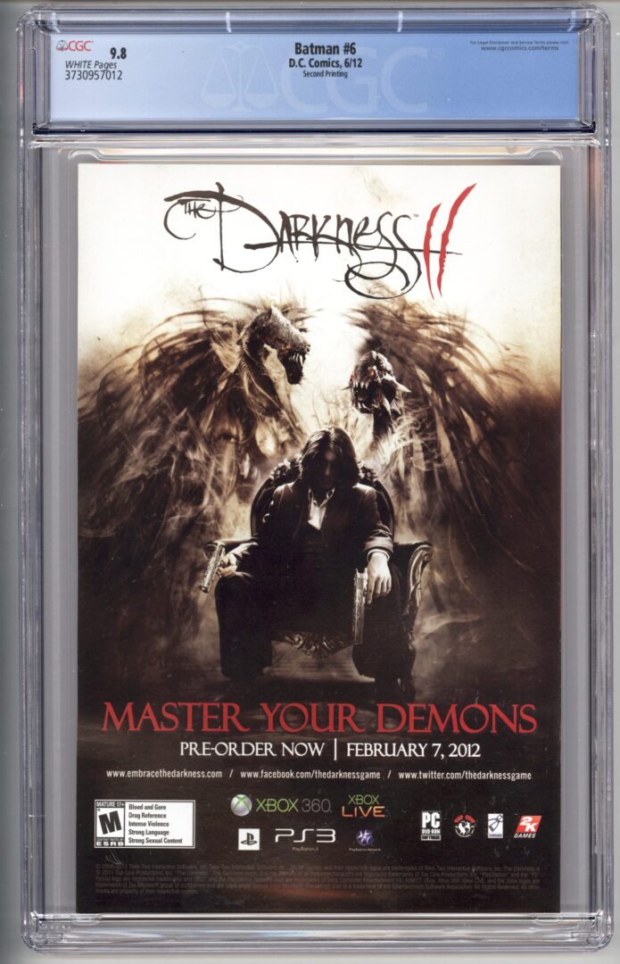 Batman #6 2nd Print CGC 9.8 1st full team appearance of The Court of Owls