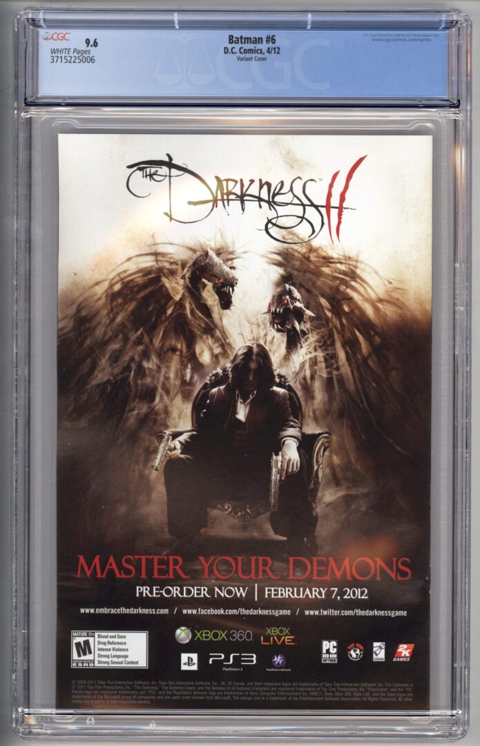 Batman #6 Variant CGC 9.6 1st full team appearance of The Court of Owls