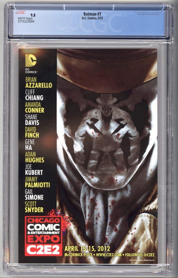Batman #7 CGC 9.8 1st full appearance of Harper Row