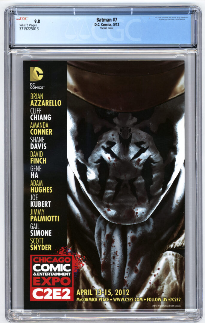 Batman #7 Variant Cover CGC 9.8 1st App. of Harper Row