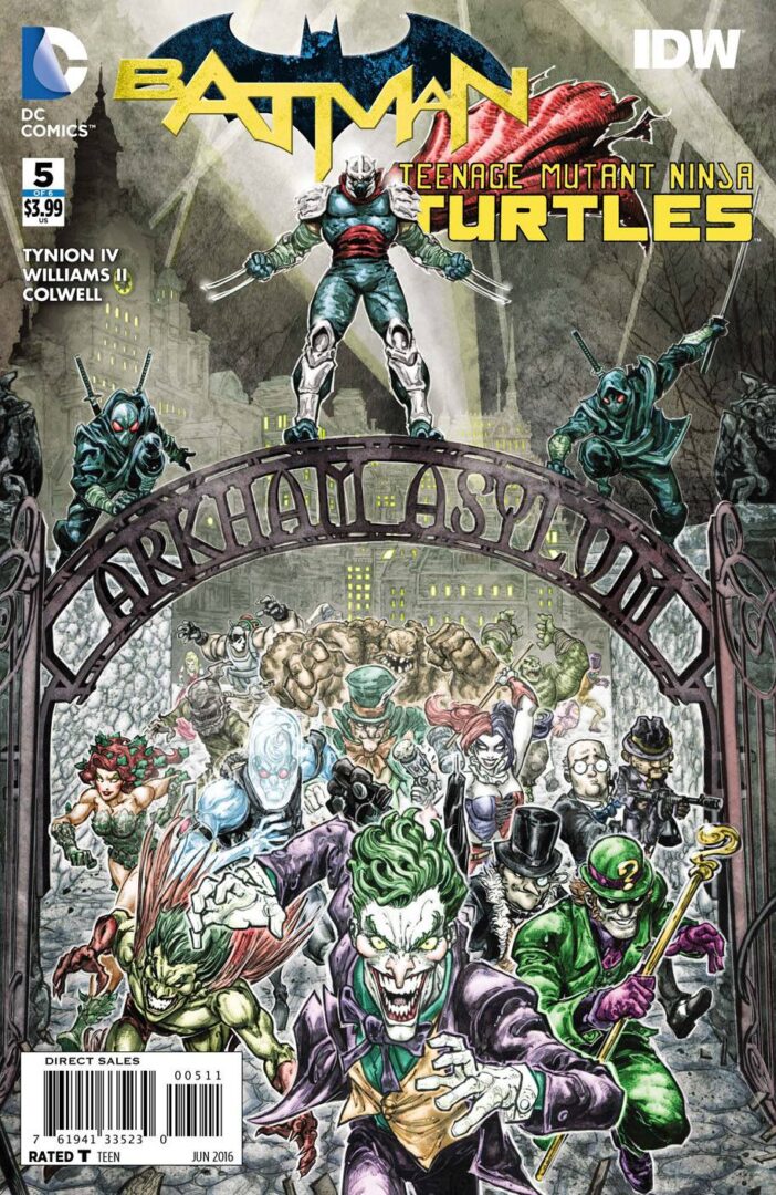 Batman Teenage Mutant Ninja Turtles #5 FN