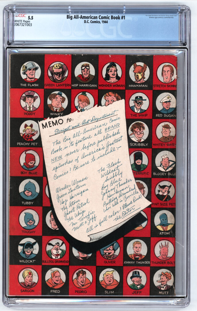 All American Comic Book #1 CGC 5.5