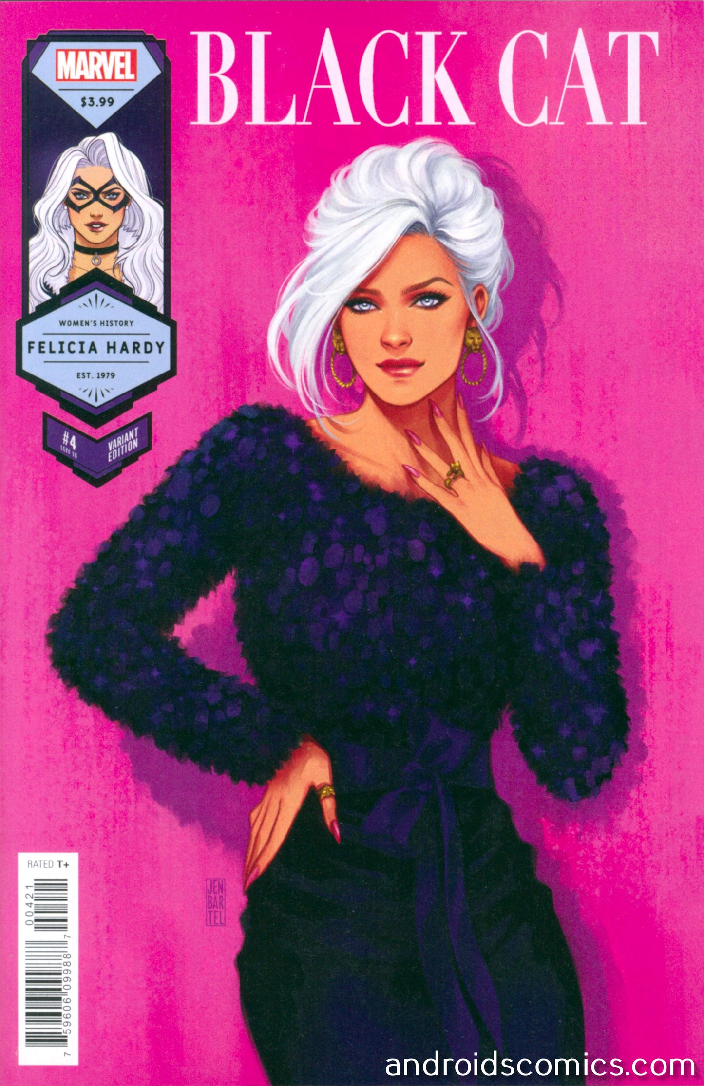 Black Cat #4 Bartel Black Catwomens History Month Variant