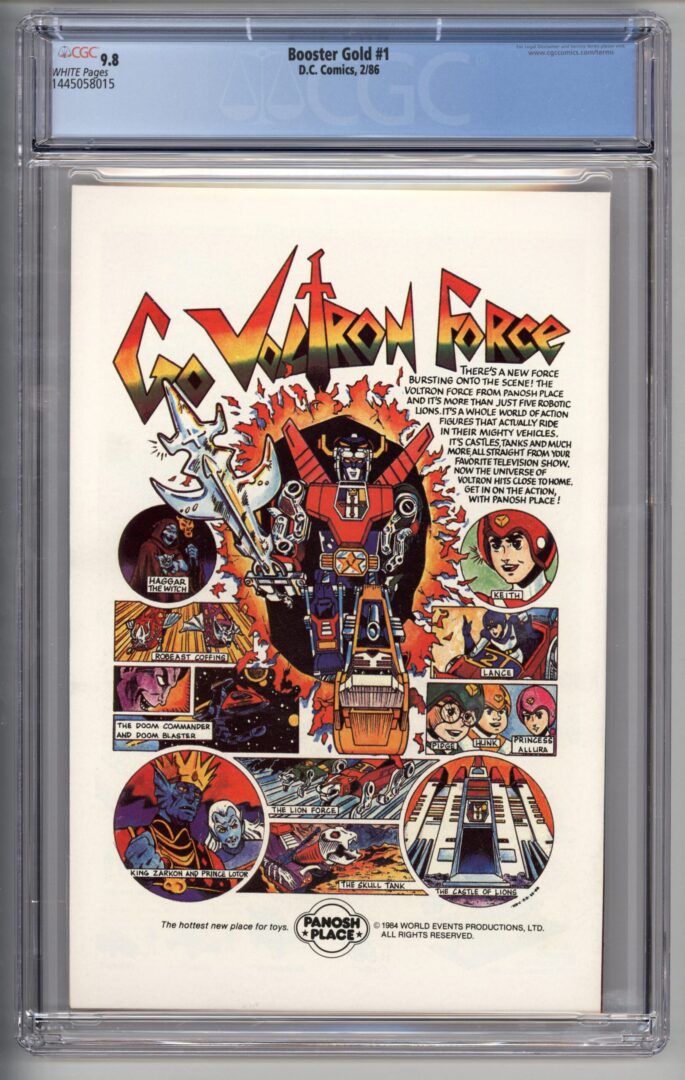 Booster Gold #1 CGC 9.8 1st appearance of Booster Gold