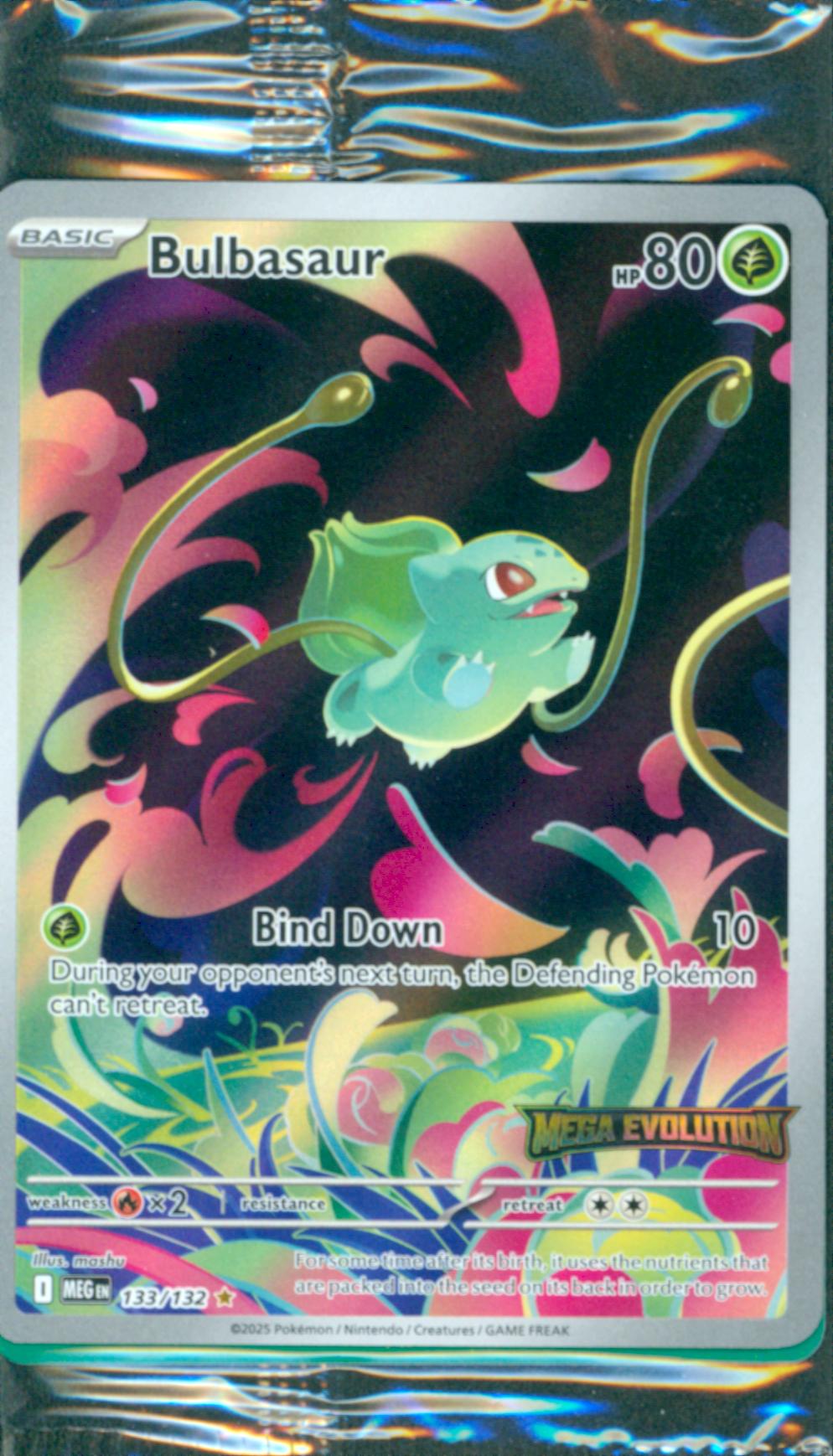 Pokemon Mega Evolution Bulbasaur Promo Card