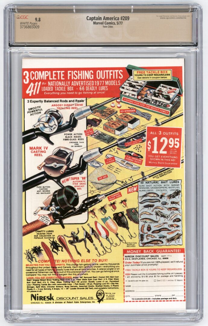 Captain America #209 CGC 9.8 Twin Cities Pedigree Origin of Arnim Zola