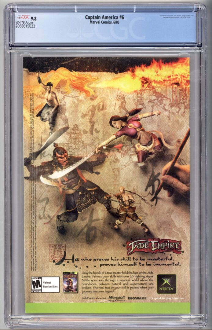 Captain America #6 CGC 9.8 1st full appearance of Winter Soldier