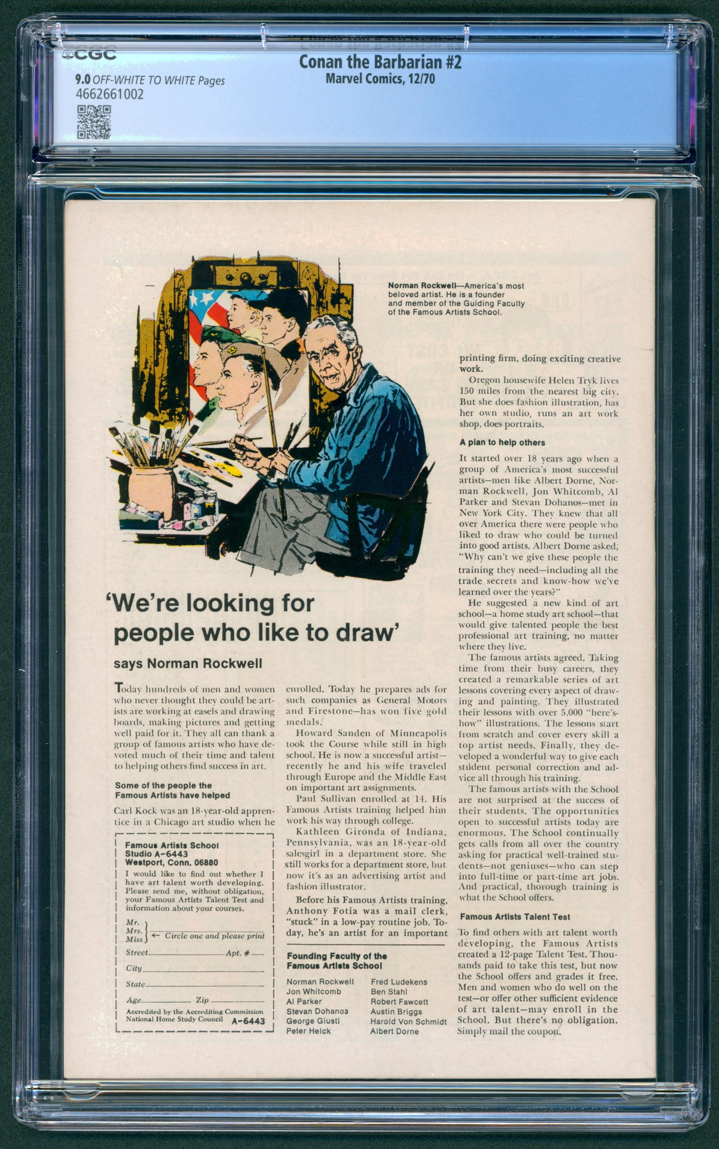 Conan the Barbarian #2 CGC 9.0