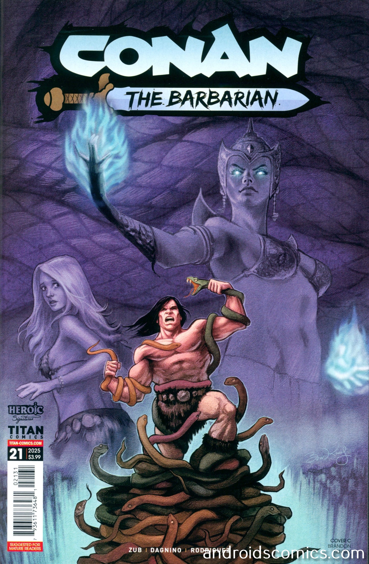 Conan The Barbarian #21 Cover C Brandon Kenney Variant (Mature)