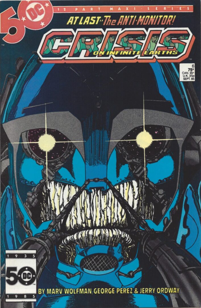 Crisis on Infinite Earths #6 VF 1st appearnace of the Anti-Monitor