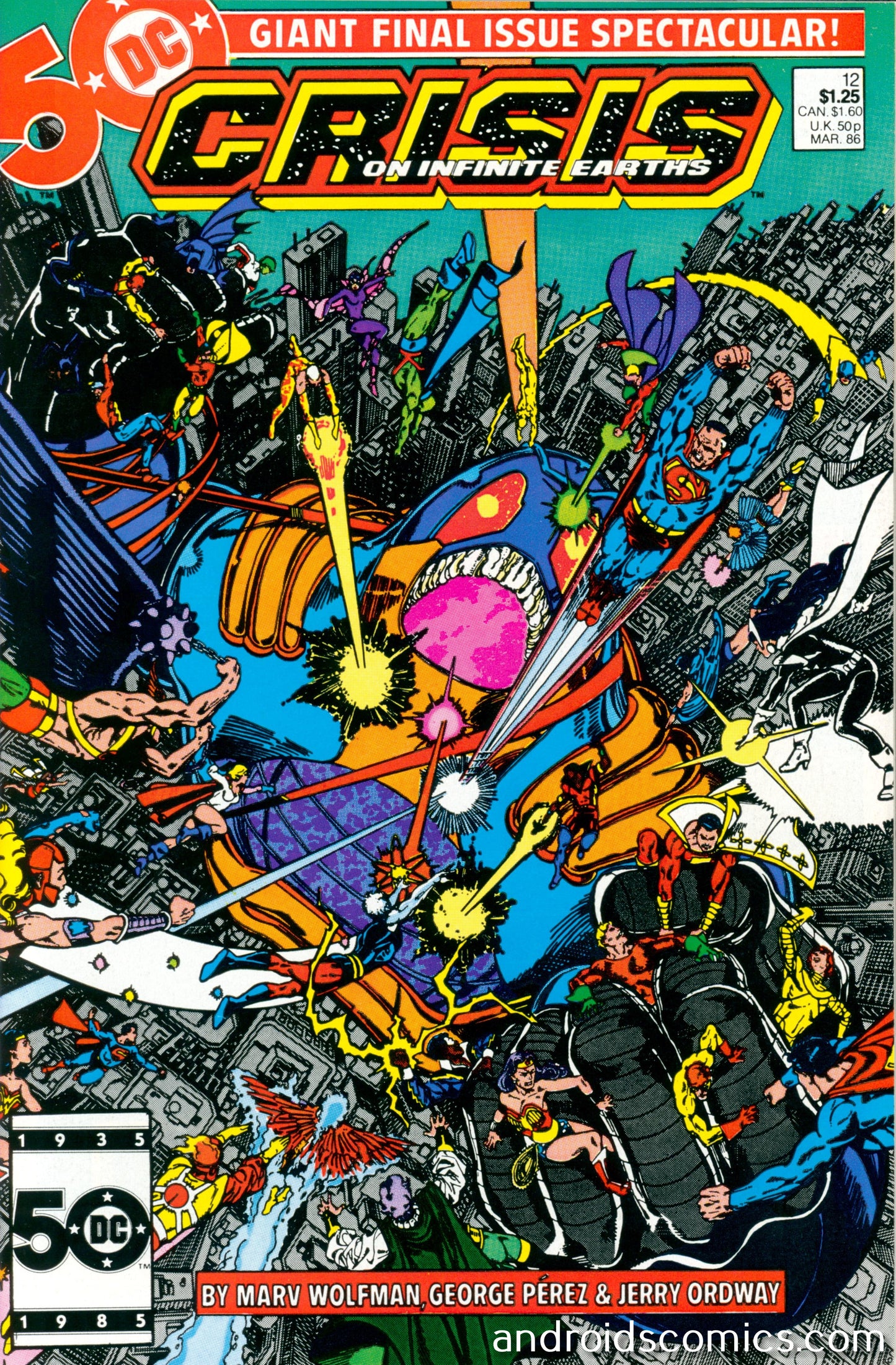 Crisis on Infinite Earths #12 Wally West becomes the new Flash