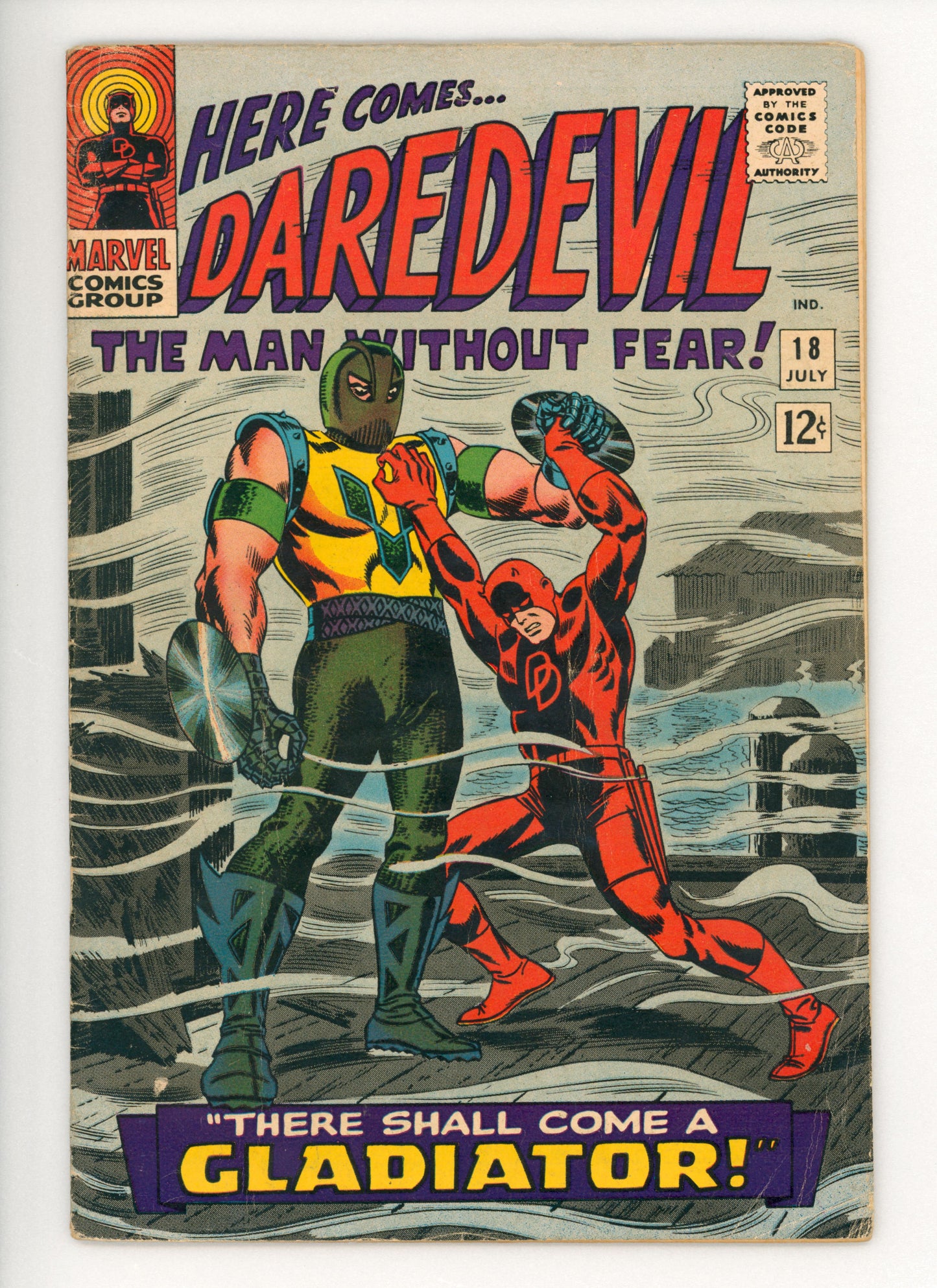 Daredevil #18 VG- Origin & 1st appearance of Gladiator