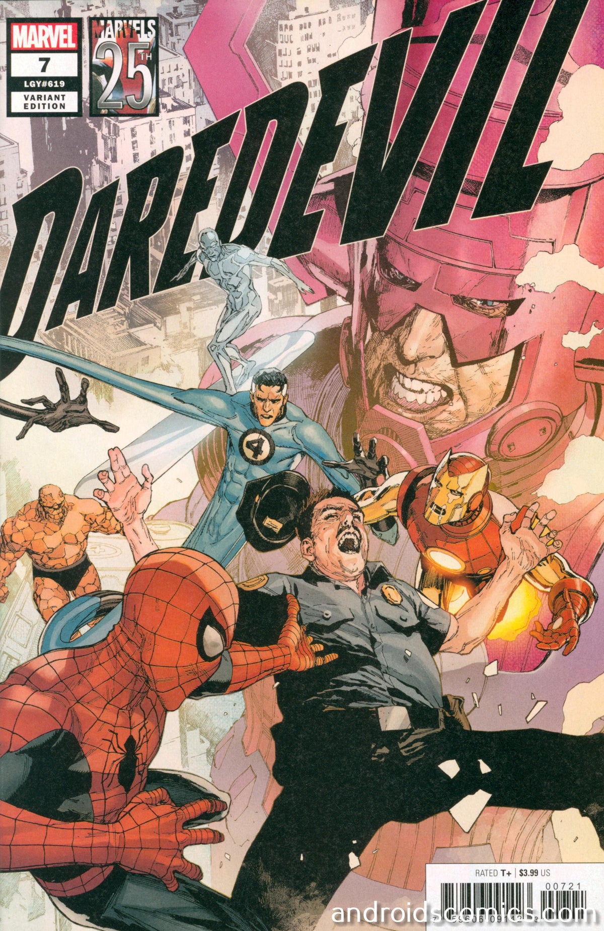 Daredevil #7 Yu Marvels 25th Tribute Variant