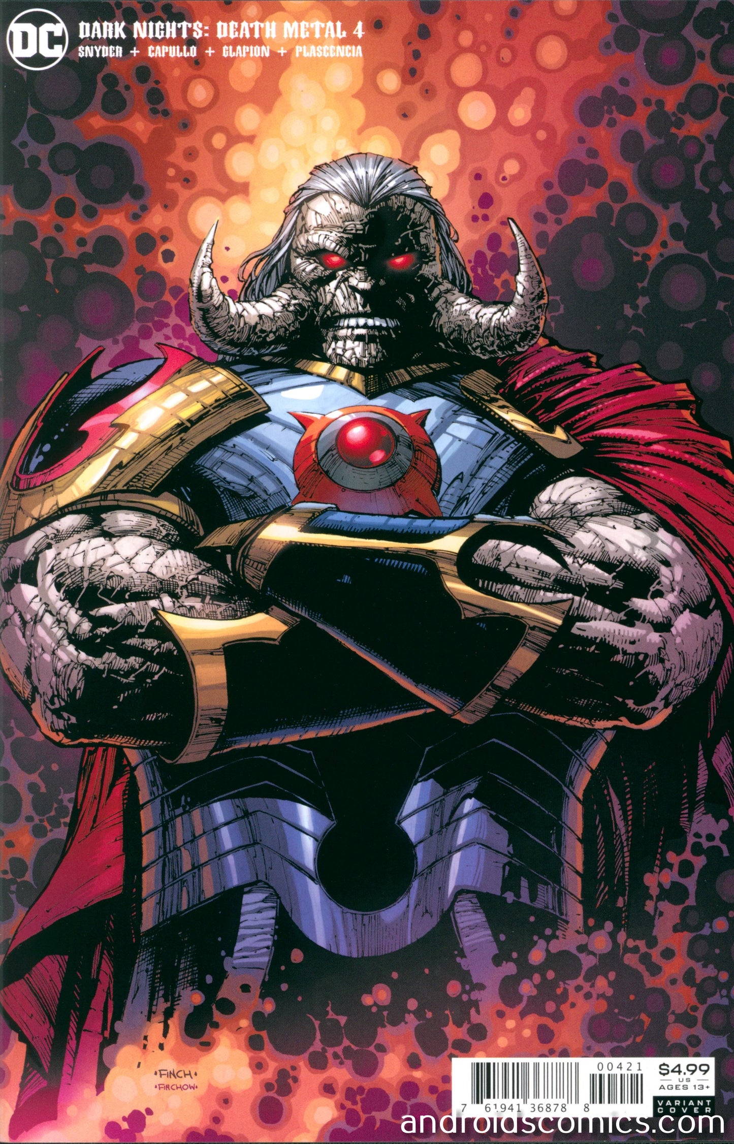 Dark Nights Death Metal #4 (Of 7) Cover B David Finch Darkseid Variant