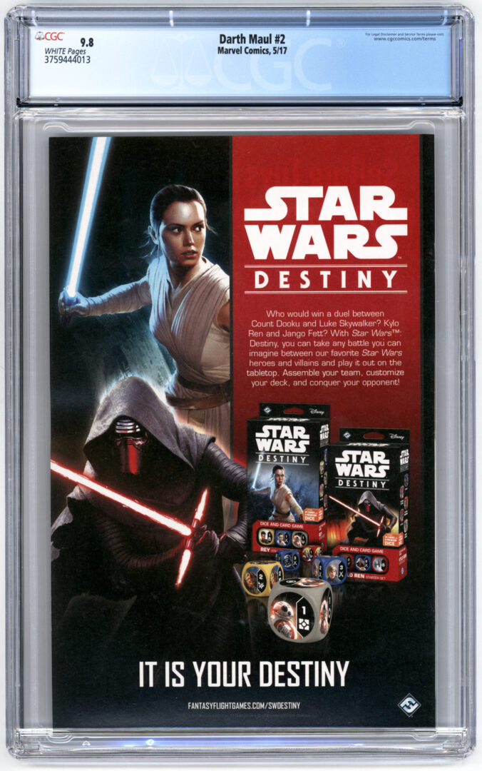 Star Wars Darth Maul #2 CGC 9.8 1st App. of Cad Bane