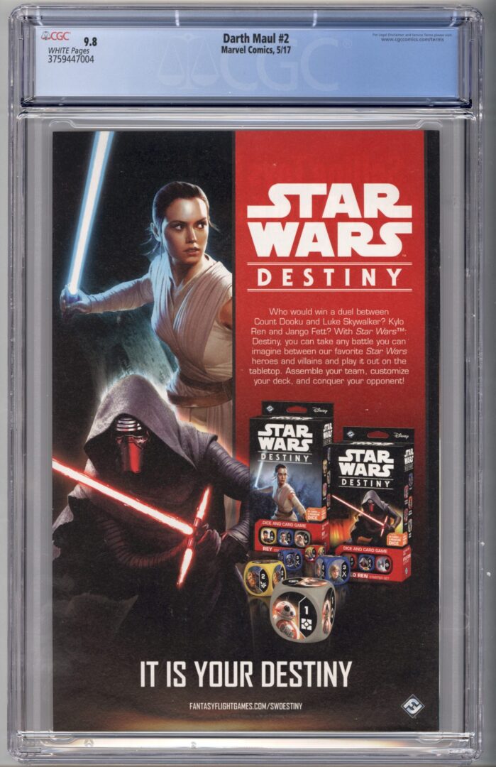 Star Wars Darth Maul #2 CGC 9.8 1st appearance of Cad Bane