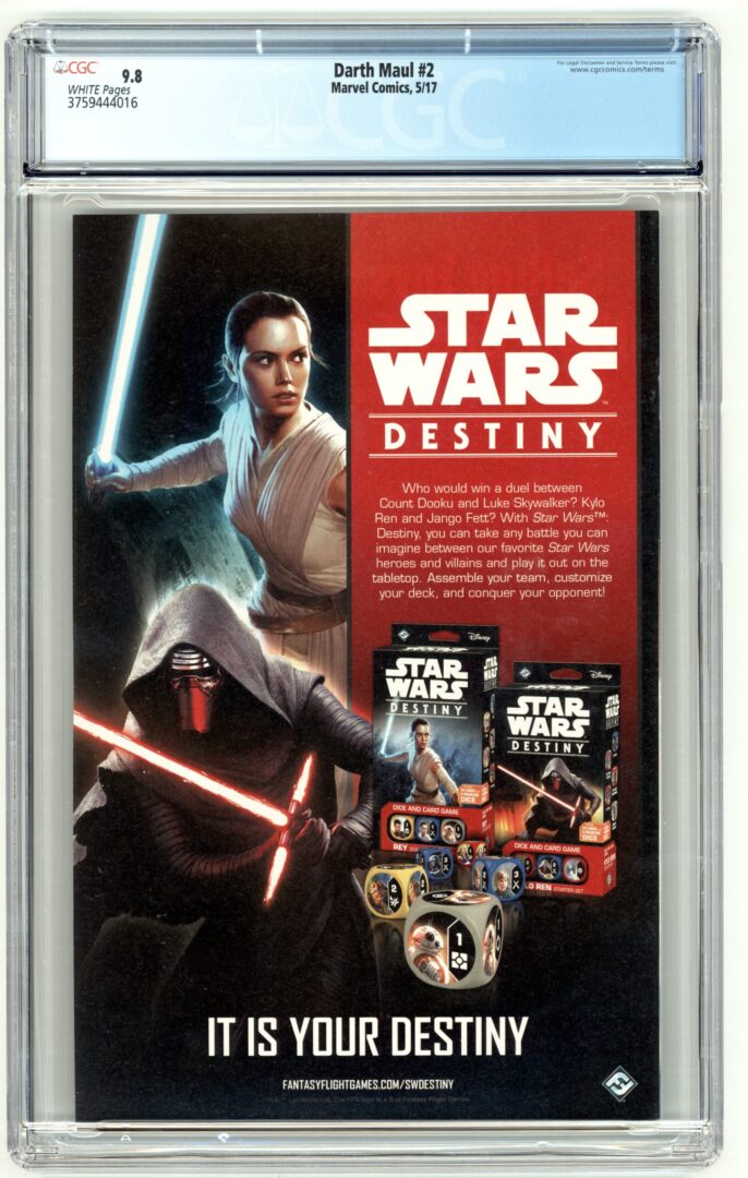 Star Wars Darth Maul #2 CGC 9.8 1st App. of Cad Bane