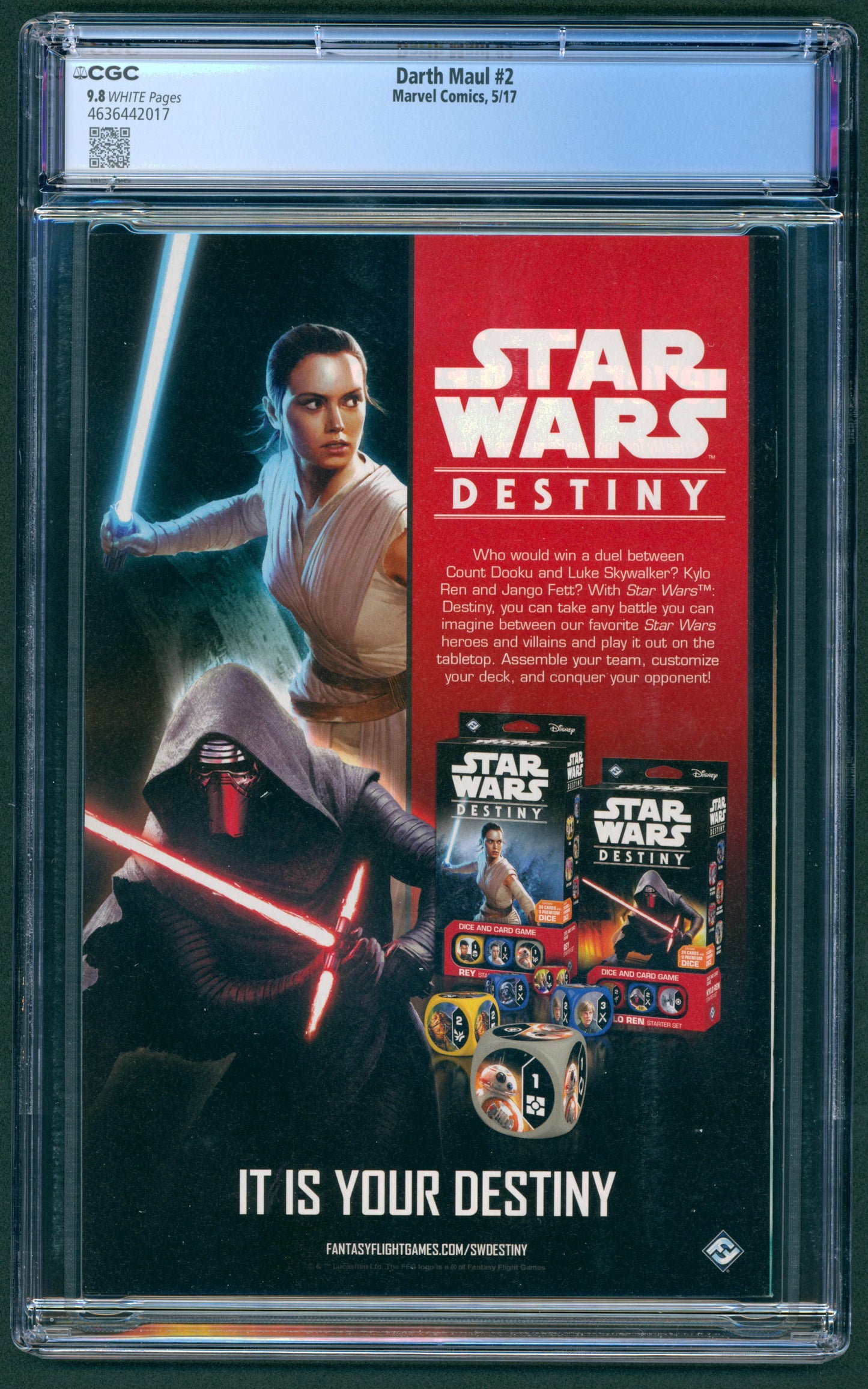 Star Wars Darth Maul #2 CGC 9.8 1st App. of Cad Bane