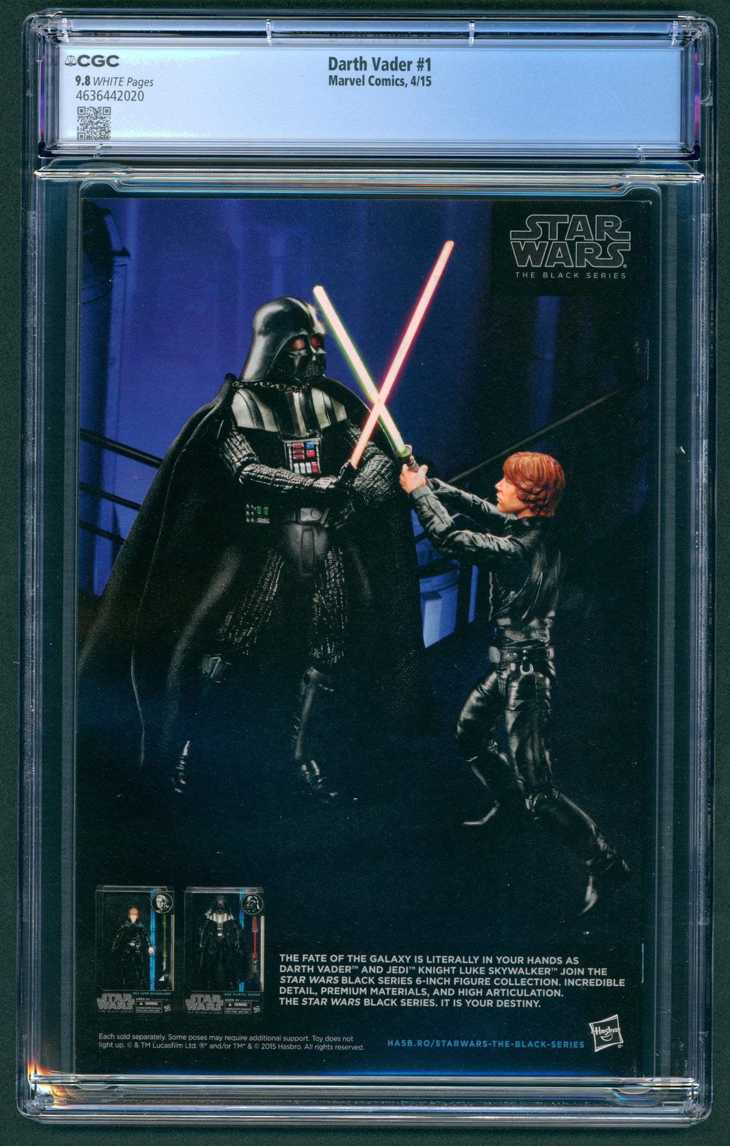 Darth Vader #1 CGC 9.8 1st App. of Krrsantan