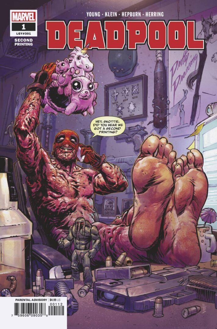 Deadpool #1 2nd Print NM