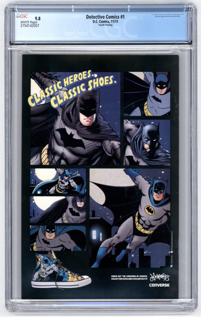 Detective Comics #1 CGC 9.8 4th Print 1st cameo App. of the Dollmaker