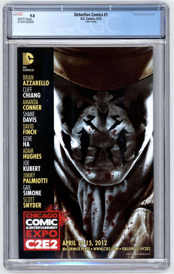 Detective Comics #1 CGC 9.8 6th Print 1st cameo App. of the Dollmaker