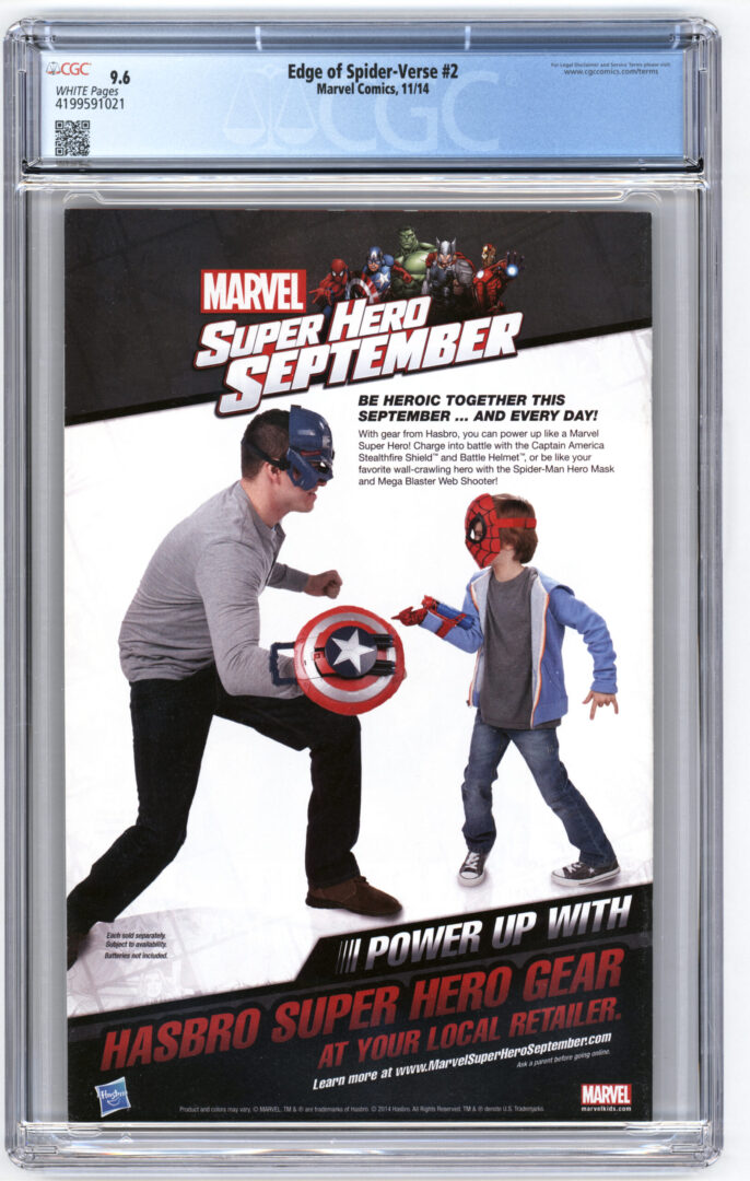 Edge of Spider-Verse #2 CGC 9.6 1st App. of Spider-Gwen