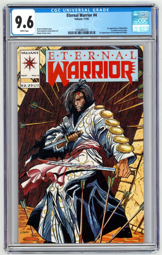 Eternal Warrior #4 CGC 9.6 1st Appearance of Bloodshot