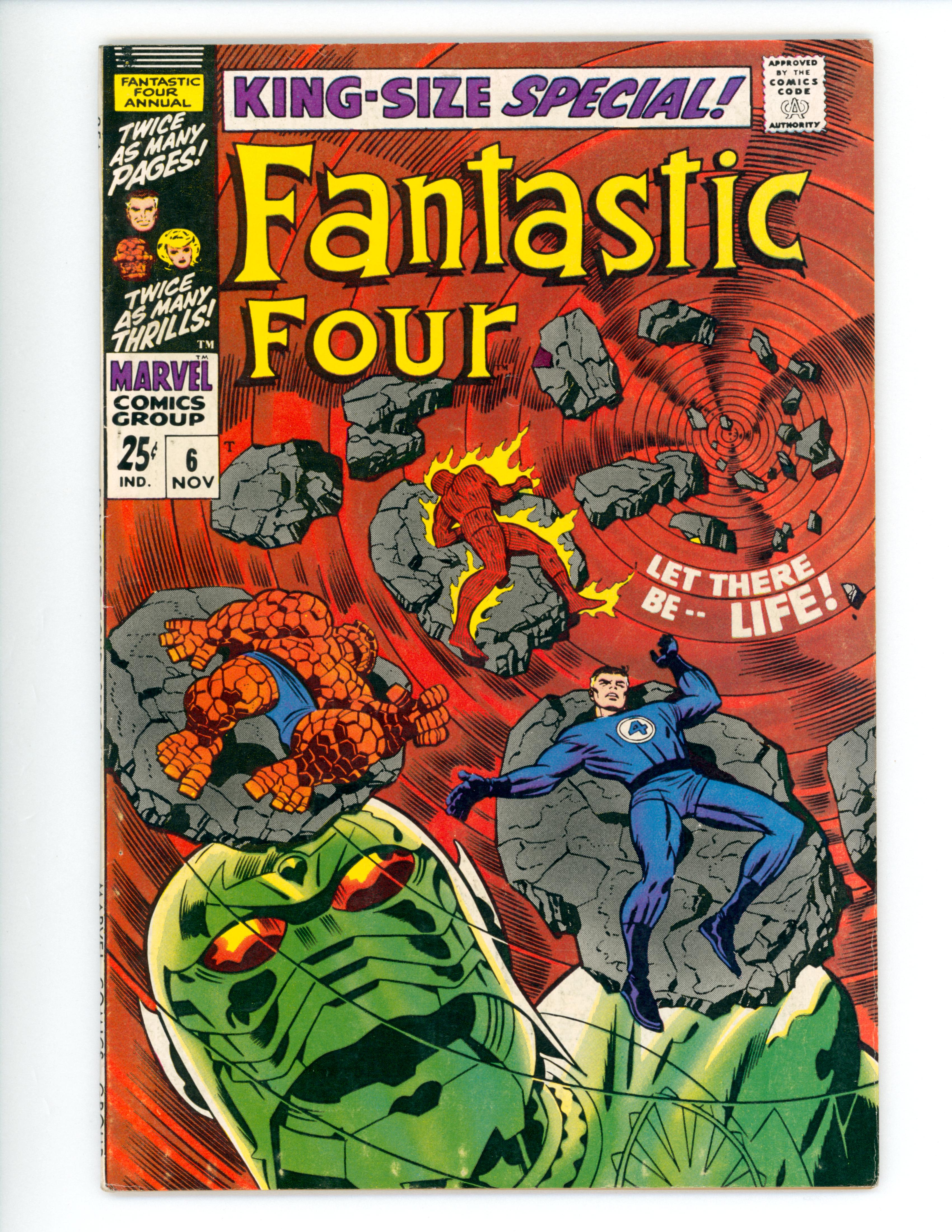 Fantastic Four Annual #6 FN 1st App. of Annihilus – Android's