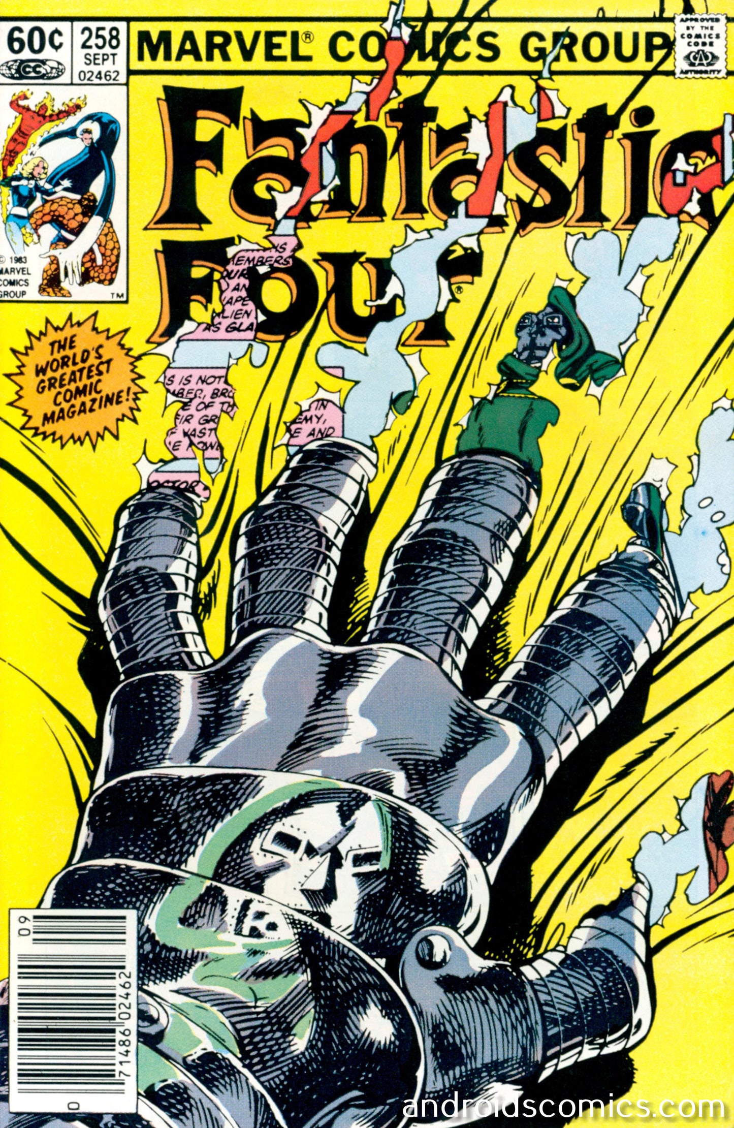 Fantastic Four #258 Newsstand